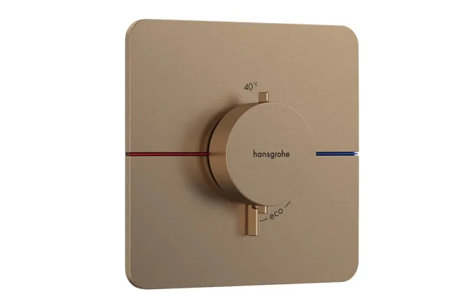 Термостат прихованого монтажу Hansgrohe ShowerSelect Comfort Q на 1 споживач , бронза (15588140)
