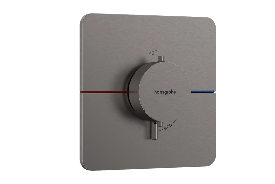 Термостат скрытого монтажа Hansgrohe ShowerSelect Comfort Q HighFlow, полированный черный хром (15588340)