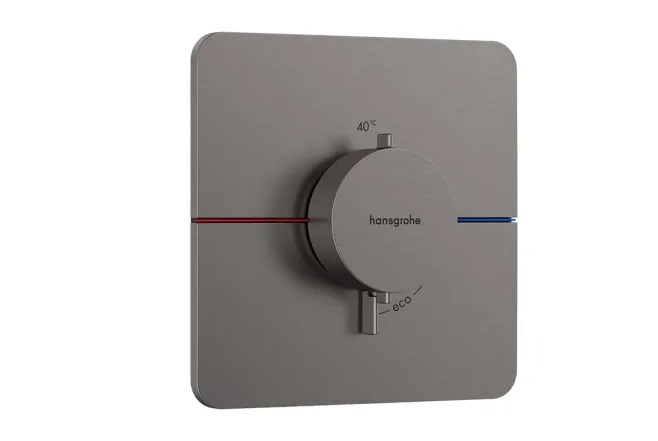 Термостат скрытого монтажа Hansgrohe ShowerSelect Comfort Q HighFlow, полированный черный хром (15588340)
