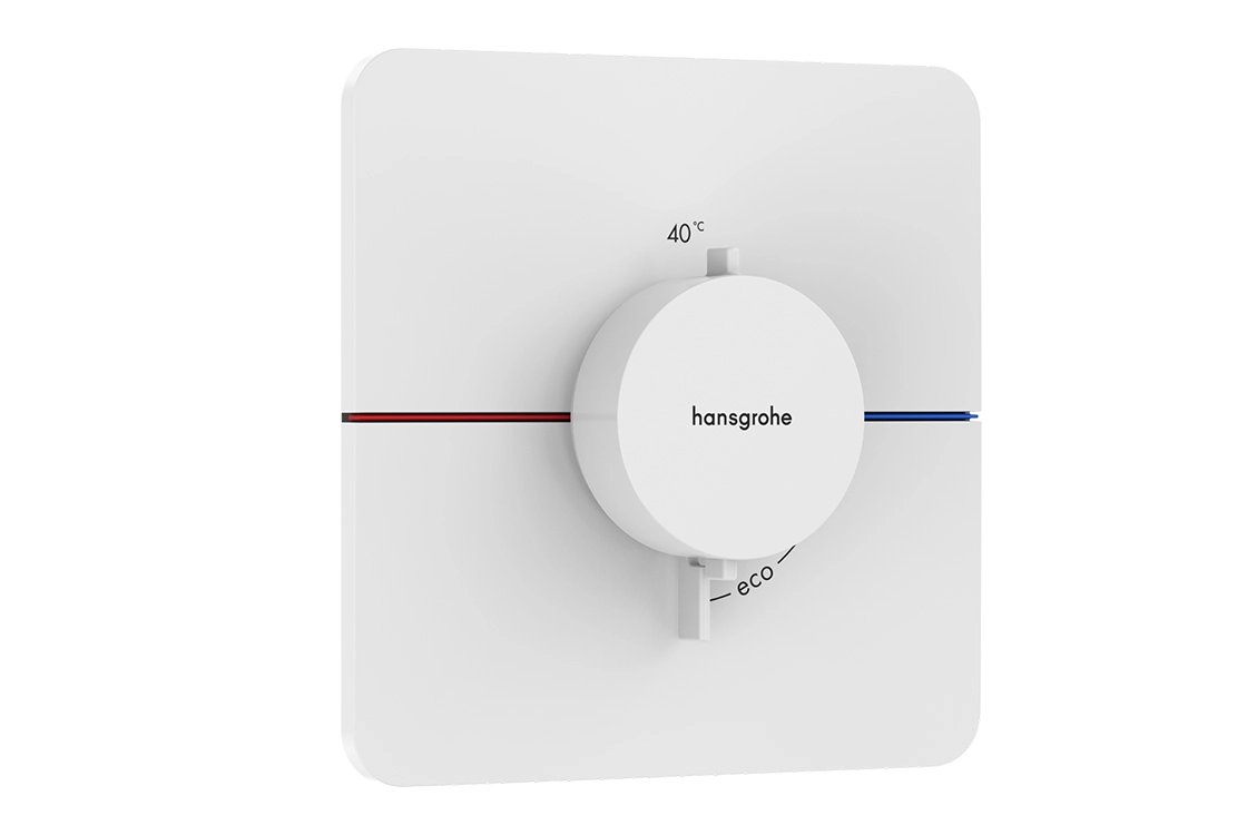 Термостат скрытого монтажа Hansgrohe ShowerSelect Comfort Q на 1 потребитель, белый матовый (15588700)