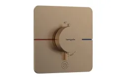 Термостат скрытого монтажа Hansgrohe ShowerSelect Comfort Q на 1 потребитель и дополнительный выход, бронза (15589140)