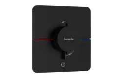 Термостат прихованого монтажу Hansgrohe ShowerSelect Comfort Q HighFlow на 1 функцію, матовий чорний (15589670)