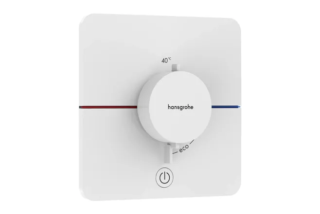 Термостат скрытого монтажа Hansgrohe ShowerSelect Comfort Q HighFlow на 1 функцию, матовый белый (15589700)