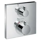 Термостат скрытого монтажа Hansgrohe Ecostat Square с запорным вентилем 1Jet, хром (15712000)