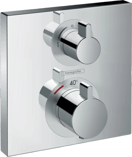 Термостат для ванны Hansgrohe Ecostat Square, на 2 потребителя