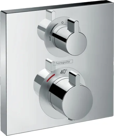 Термостат для ванны Hansgrohe Ecostat Square, на 2 потребителя