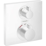 Термостат скрытого монтажа Hansgrohe Ecostat Square 2 режима, белый матовый (15714700)