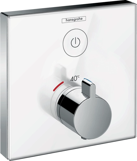 Термостат для душу Hansgrohe ShowerSelect Glass (15737400)