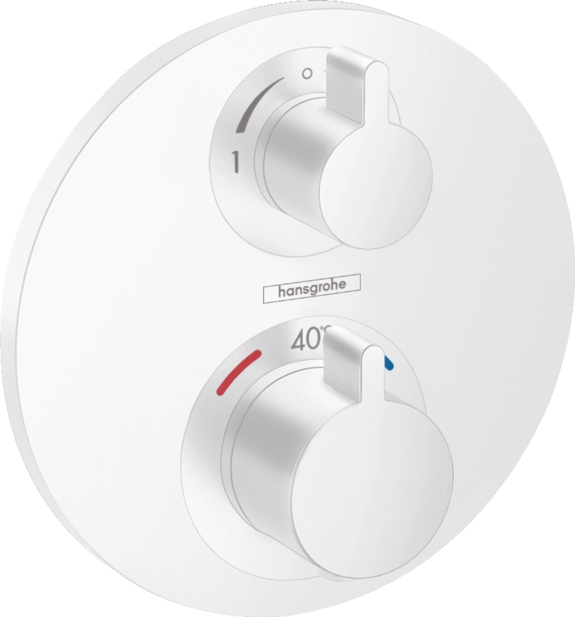 Термостат Hansgrohe Ecostat C на 2 потребителя, белый матовый (15758700)