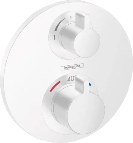 Термостат Hansgrohe Ecostat C на 2 потребителя, белый матовый (15758700)