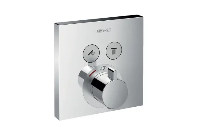 Термостат для ванны Hansgrohe ShowerSelect на 2 функции, хром (15763000)