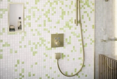 Термостат прихованого монтажу  Hansgrohe SHOWER SELECT для 2х споживачів, , шлiфована бронза Фото - 1