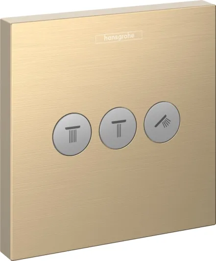 Переключатель Hansgrohe ShowerSelect на 3 клавиши, бронза (15764140)