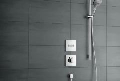 Перемикач Hansgrohe ShowerSelect на 3 клавіші, чорний хром (15764340) Фото - 1