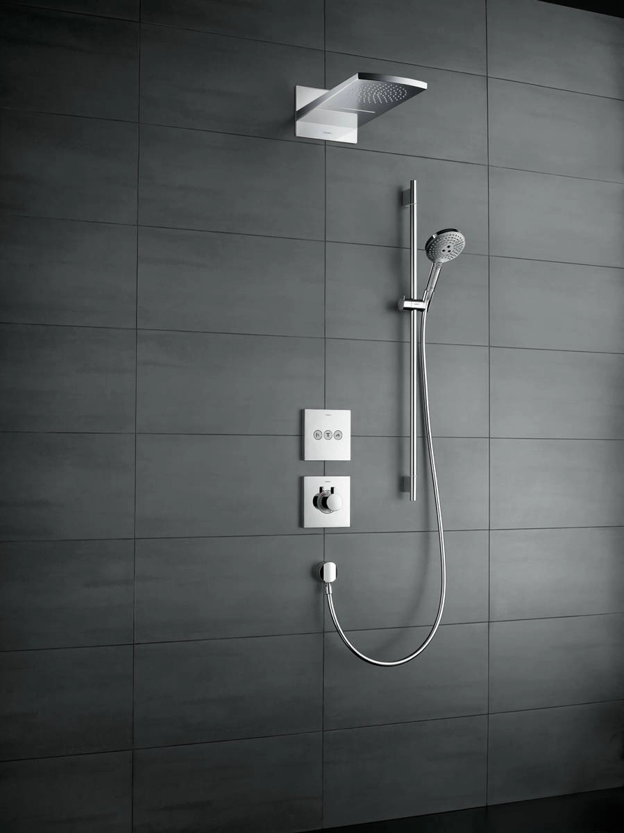 Переключатель положений Hansgrohe ShowerSelect на 3 потребителя, белый матовый (15764700) Фото - 2