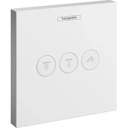 Переключатель положений Hansgrohe ShowerSelect на 3 потребителя, белый матовый (15764700)