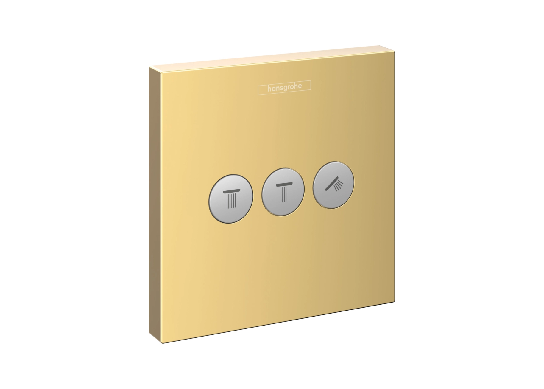 Перемикач Hansgrohe ShowerSelect на 3 клавіші, золото (15764990)
