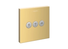 Перемикач Hansgrohe ShowerSelect на 3 клавіші, золото (15764990)