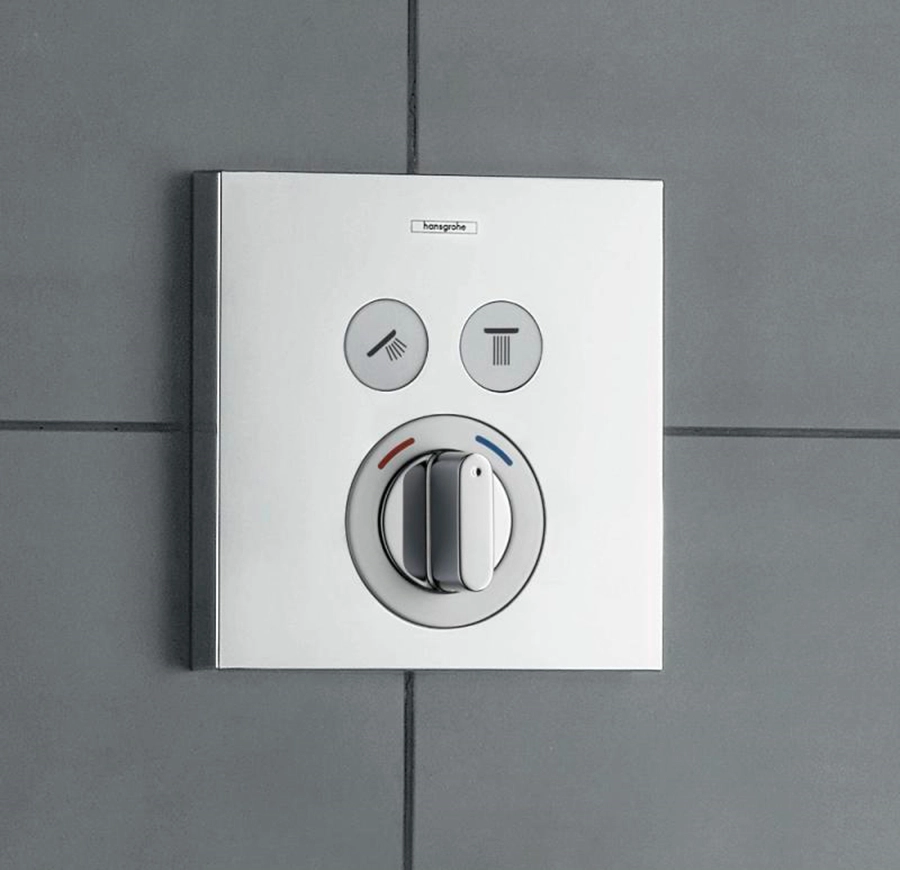 Змішувач для ванни Hansgrohe ShowerSelect на 2 споживача без прихованої частини (15768000) Фото - 2