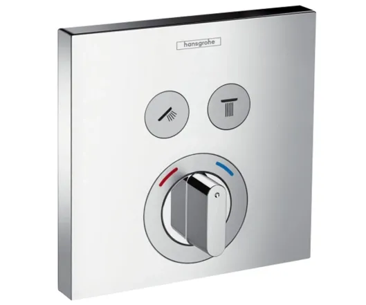 Смеситель для ванны Hansgrohe ShowerSelect на 2 потребителя без скрытой части (15768000)