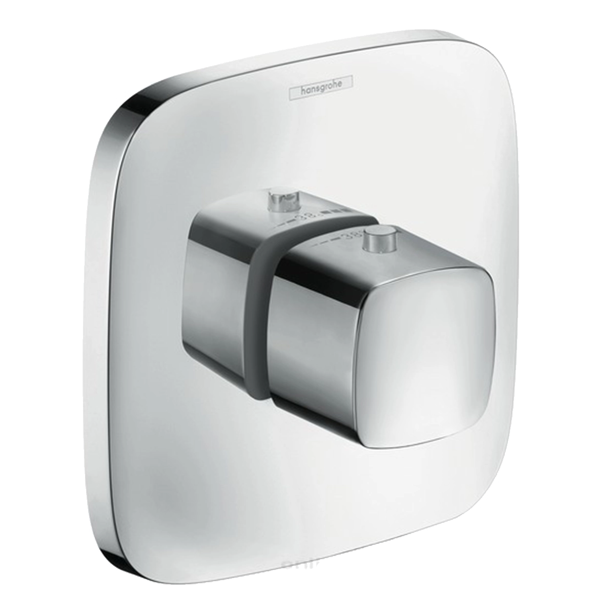 Термостат с високою пропускною здатнiстю Hansgrohe PuraVida Highflow, хром