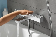 Термостат для ванни  вiдкритого встановлення Hansgrohe Ecostat E , хром Фото - 1