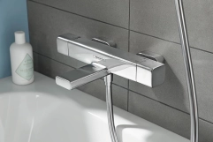 Термостат для ванни  вiдкритого встановлення Hansgrohe Ecostat E , хром Фото - 2