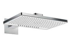 Верхній душ Hansgrohe Rainmaker Select 460 2jet з тримачем 450 мм, білий/ хром