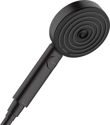 Ручний душ Hansgrohe PULSIFY (3 типа струменів PowderRain, IntenseRain, Massage) чорний матовий
