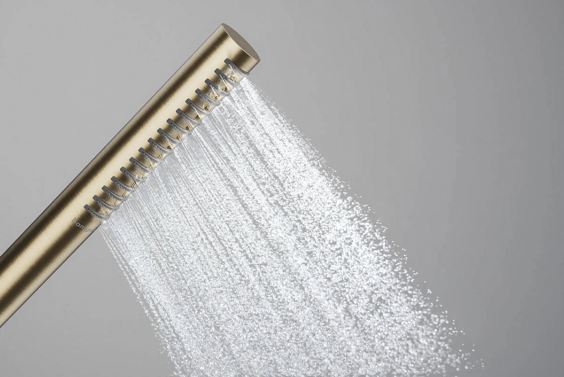 Ручний душ Hansgrohe PULSIFY  S 1 режим, Ecosmart, шліфована бронза Фото - 2