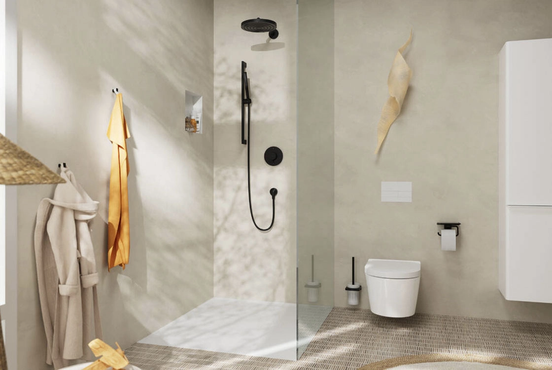 Ручний душ Hansgrohe PULSIFY  S 1 режим, Ecosmart, чорний матовий Фото - 4