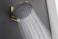 Держатель верхнего душа Hansgrohe PULSIFY, шлифованная бронза Фото - 1