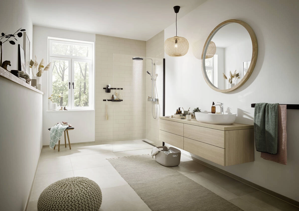 Душова система 260 з термостатом Hansgrohe PULSIFY Showerpipe Фото - 1