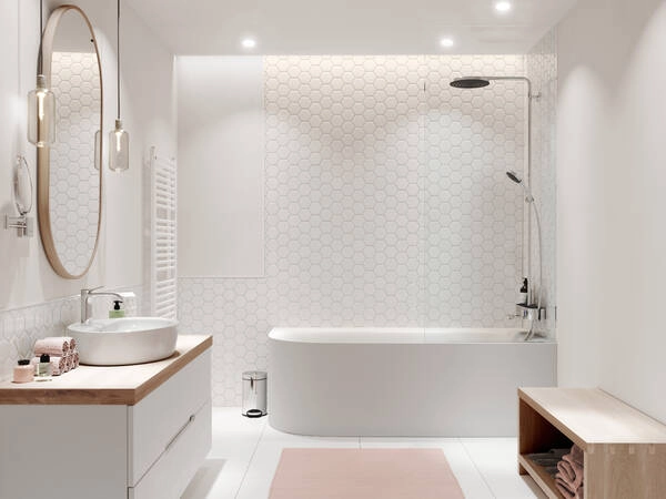 Душова система 260 з термостатом на ванну Hansgrohe PULSIFY Showerpipe Фото - 2