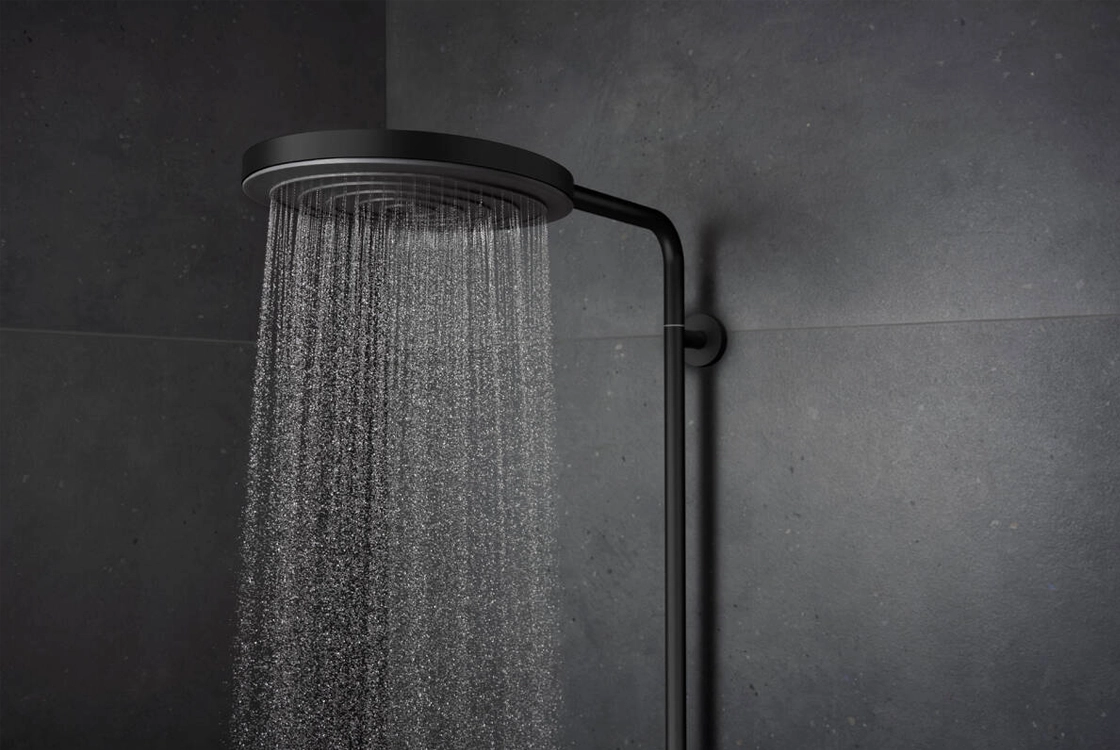 Душевая система 260 с термостатом Hansgrohe PULSIFY S PURO Showerpipe, черный матовый Фото - 3