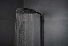 Душевая система 260 с термостатом Hansgrohe PULSIFY S PURO Showerpipe, черный матовый Фото - 3