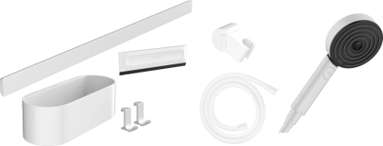 Душовий набір Hansgrohe WALLSTORIS 24291700, білий