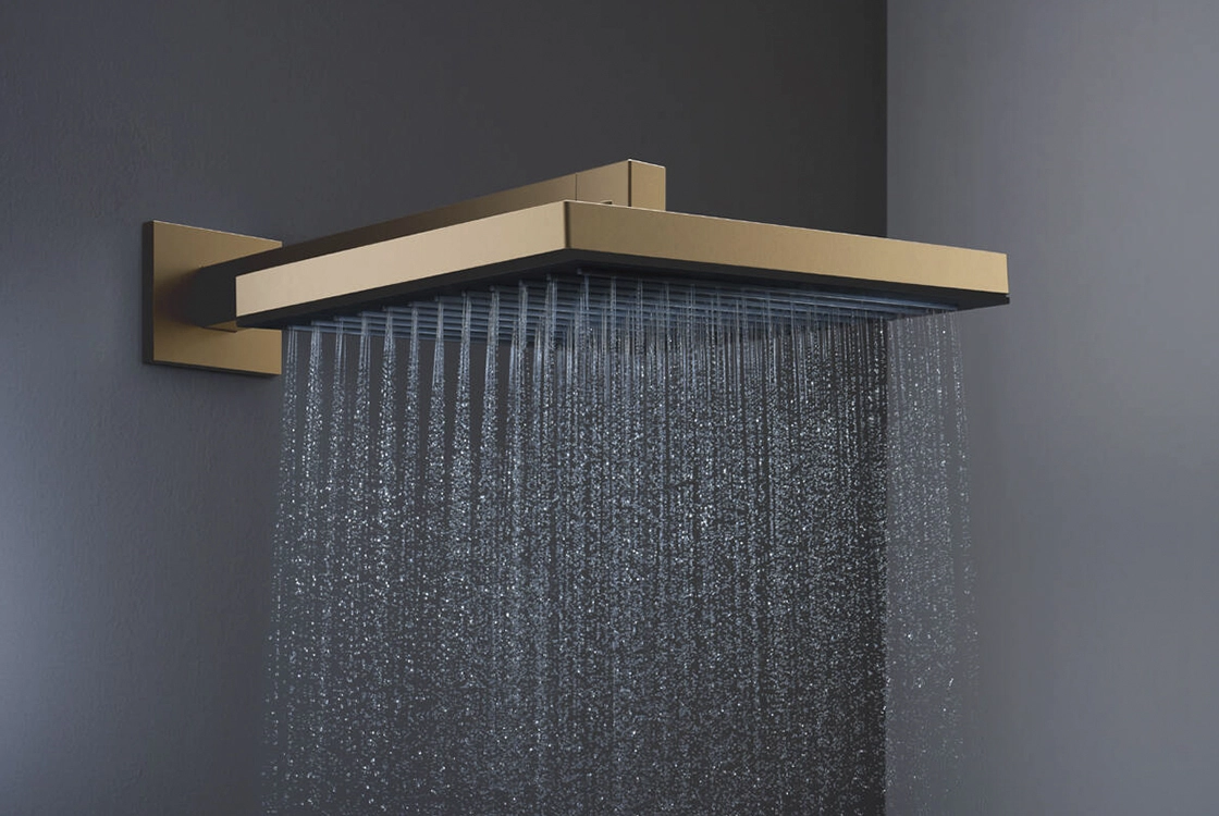 Верхній душ Hansgrohe PULSIFY E 260мм  1режим, шліфована  бронза Фото - 2