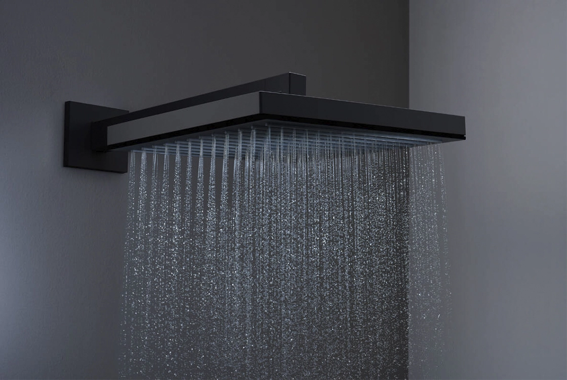 Верхній душ Hansgrohe PULSIFY E 260мм  1режим, чорний матовий Фото - 1