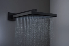 Верхній душ Hansgrohe PULSIFY E 260мм  1режим, чорний матовий Фото - 1