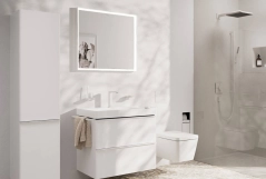 Тримач  верхнього душу Hansgrohe PULSIFY E, 39см, білий матовий Фото - 2