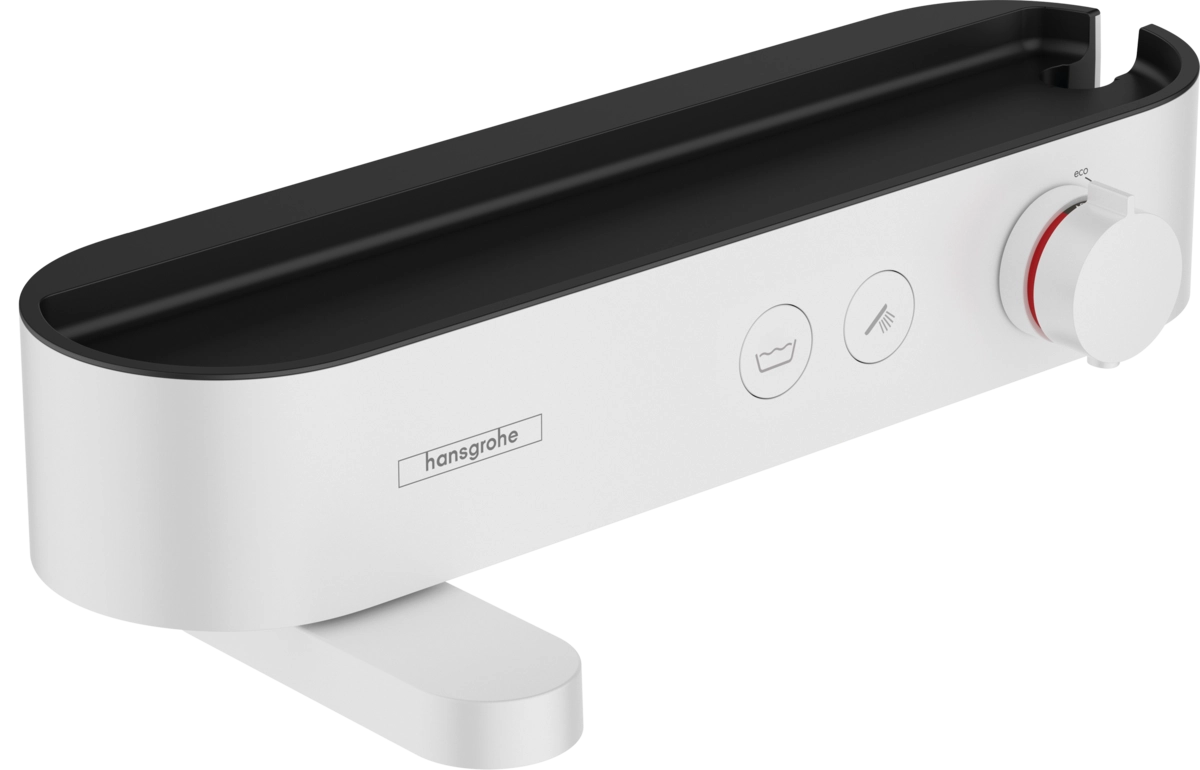 Термостат для ванни Hansgrohe ShowerTablet Select 412 мм, матовий білий (24340700)