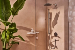 Тримач верхнього душу  Hansgrohe 39см, колір хром Фото - 2
