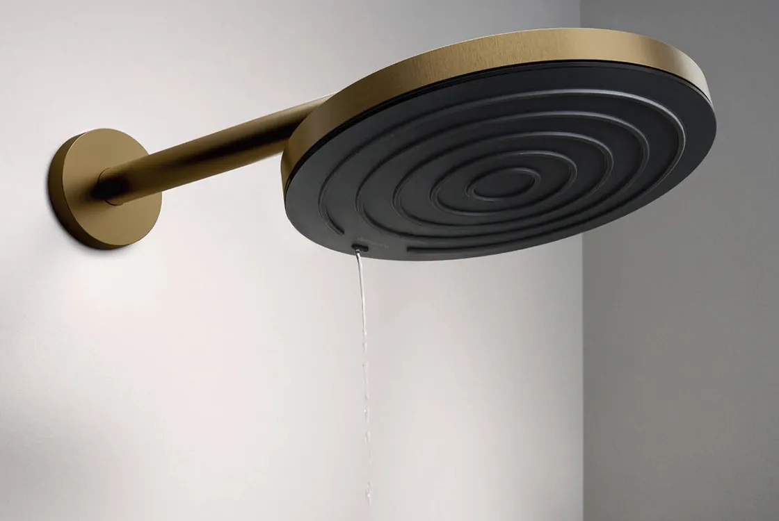 Держатель верхнего душа Hansgrohe 39см, цвет шлифованная бронза Фото - 1