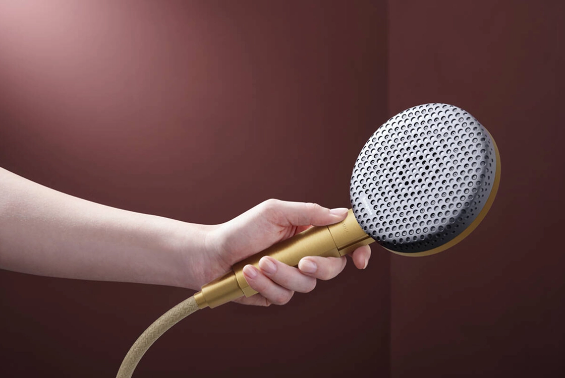Ручной душ Hansgrohe RAINDANCE ALIVE SELECT S (3 типа струй RainAir, PowderRain, Massage), шлифованная бронза Фото - 1