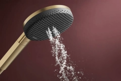 Ручной душ Hansgrohe RAINDANCE ALIVE SELECT S (3 типа струй RainAir, PowderRain, Massage), шлифованная бронза Фото - 2