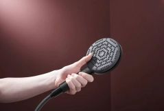 Ручний душ Hansgrohe RAINDANCE ALIVE SELECT S (3 типи струменів RainAir, PowderRain, Massage), чорний матовий Фото - 2