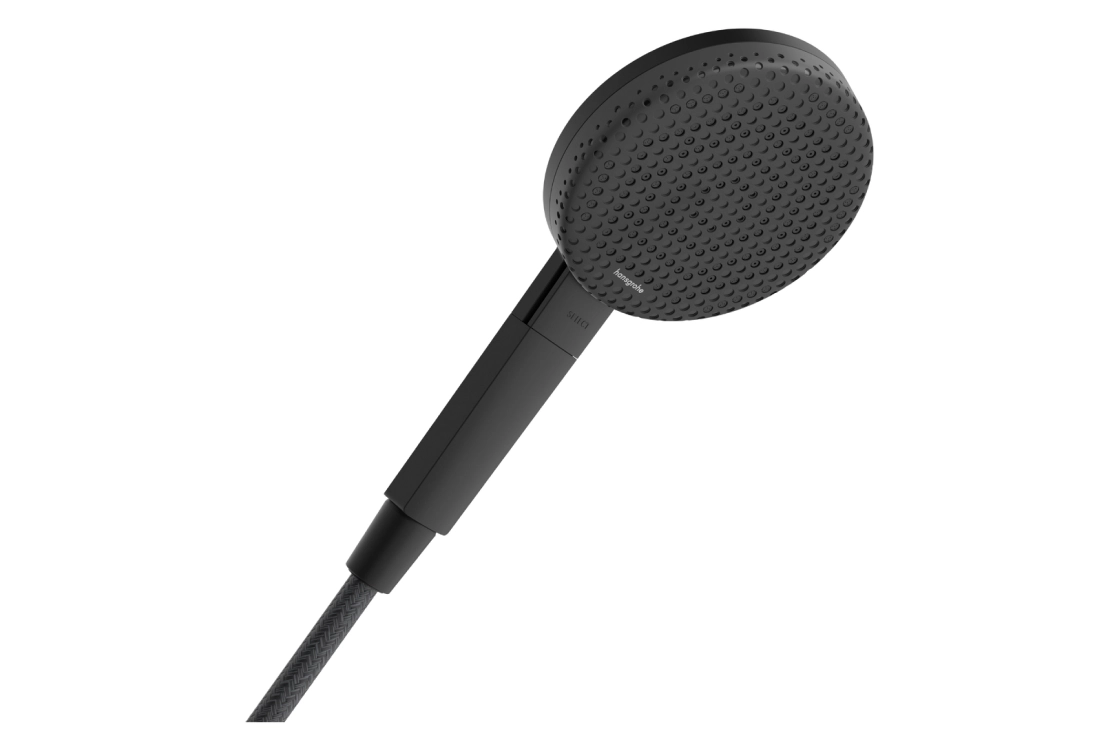 Ручной душ Hansgrohe Raindance Alive Select S, 24511670 EcoSmart, черный матовый