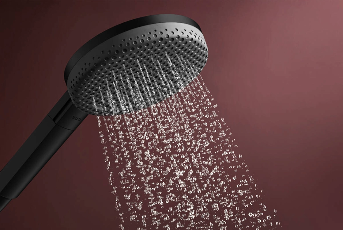 Ручной душ Hansgrohe Raindance Alive Select S, 24511670 EcoSmart, черный матовый Фото - 5