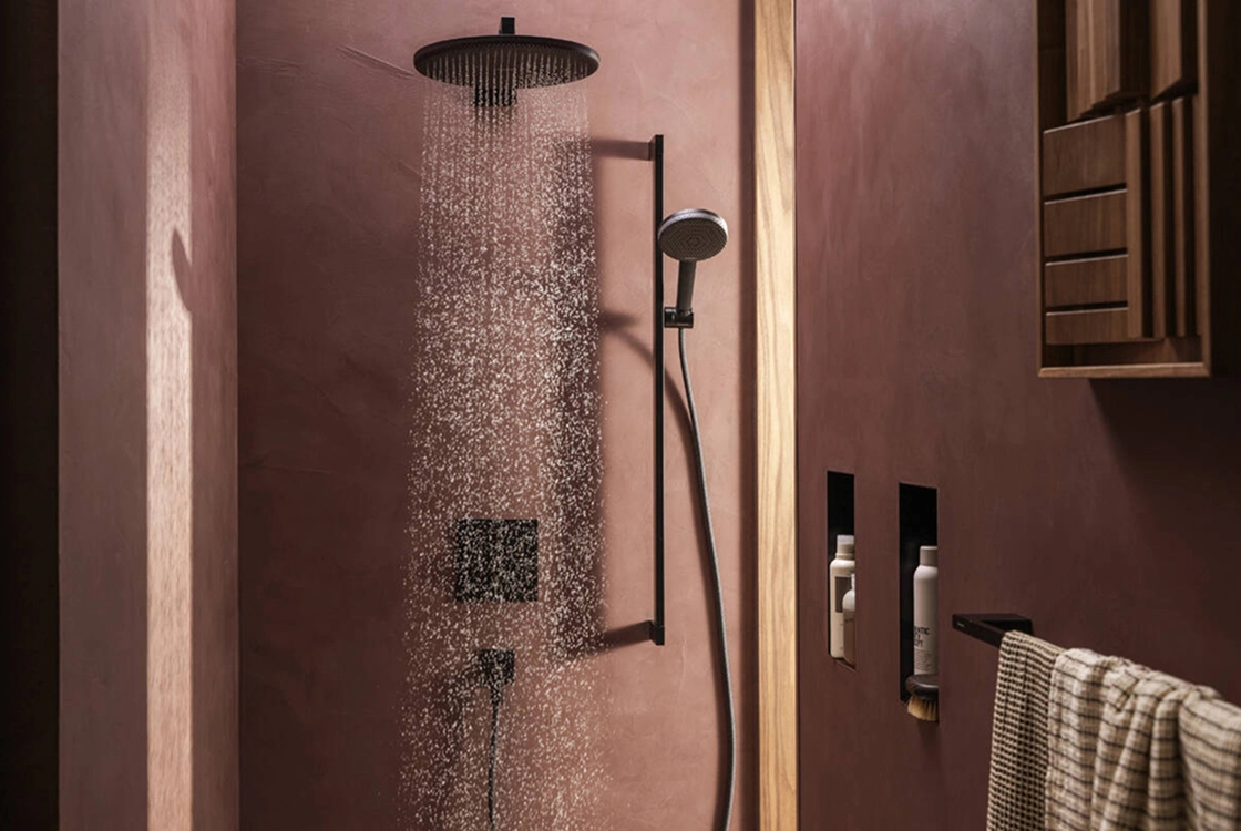 Верхній душ Hansgrohe Raindance Alive S 300мм, 1 режим, чорний матовий Фото - 1